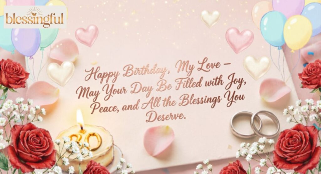 Birthday Blessings and Prayers for Husband