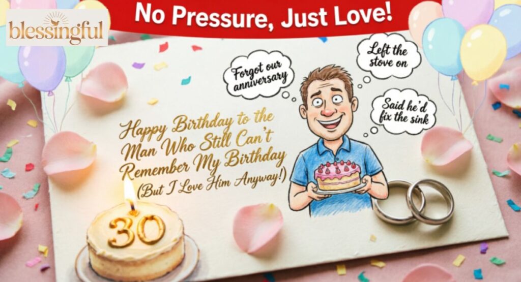 Funny Birthday Wishes for Husband