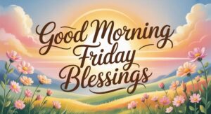 Good Morning Friday Blessings