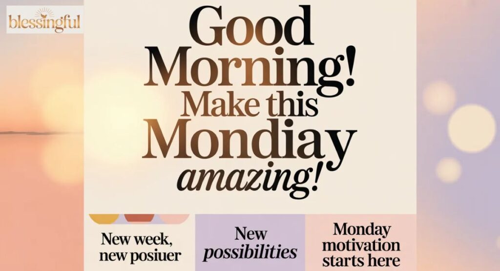 Good Morning Monday Messages