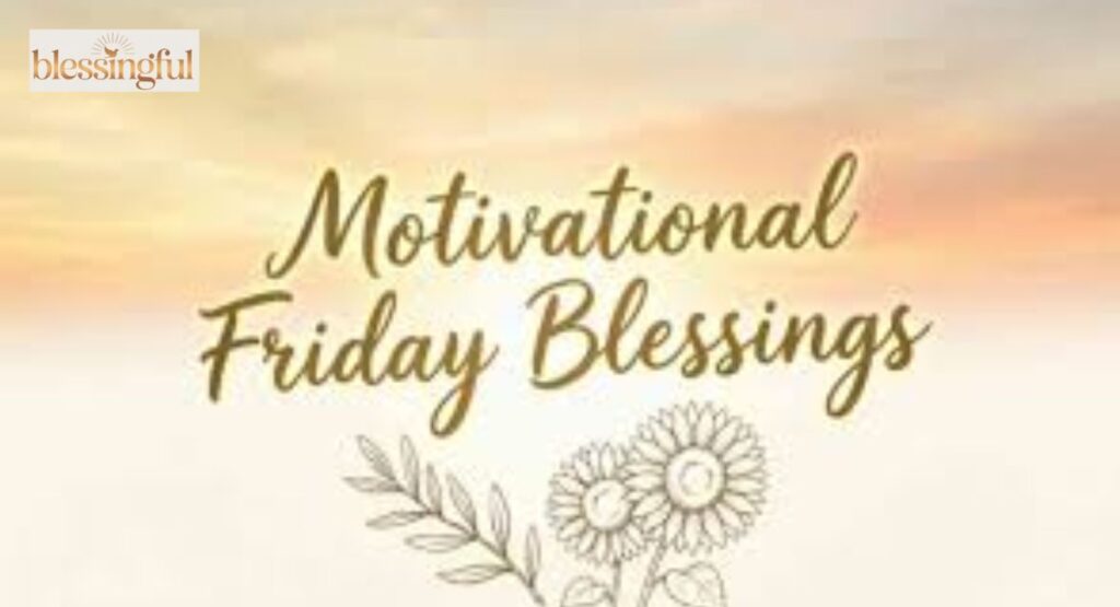 Inspirational & Motivational Friday Blessings