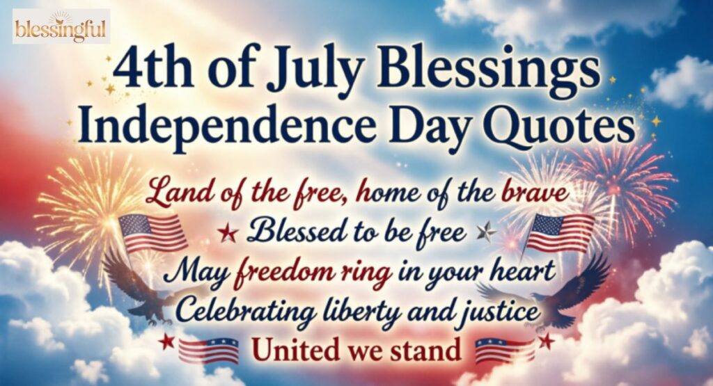 4th of July Blessings and Quotes for Independence Day