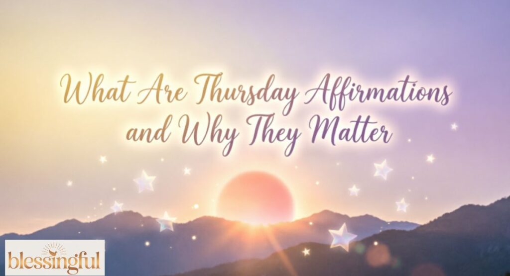 What Are Thursday Affirmations and Why They Matter