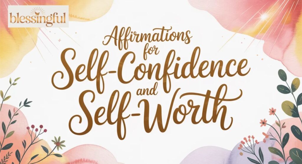 Affirmations for Self-Confidence and Self-Worth