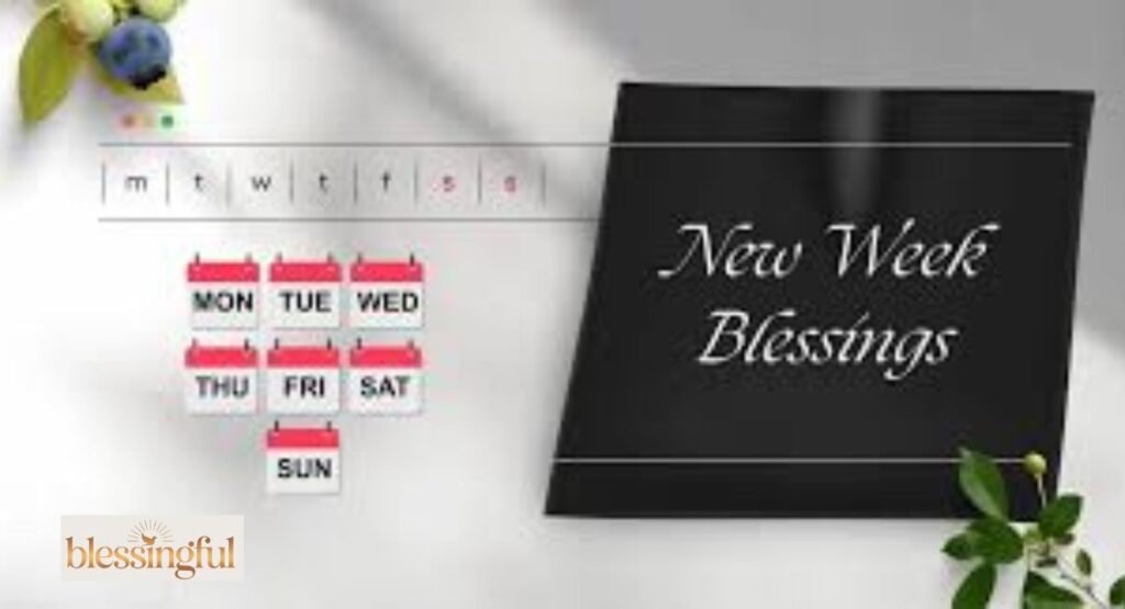 Bible Verse for New Weekly Blessings