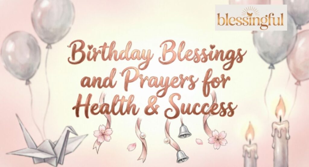 Birthday Blessings and Prayers for Health & Success
