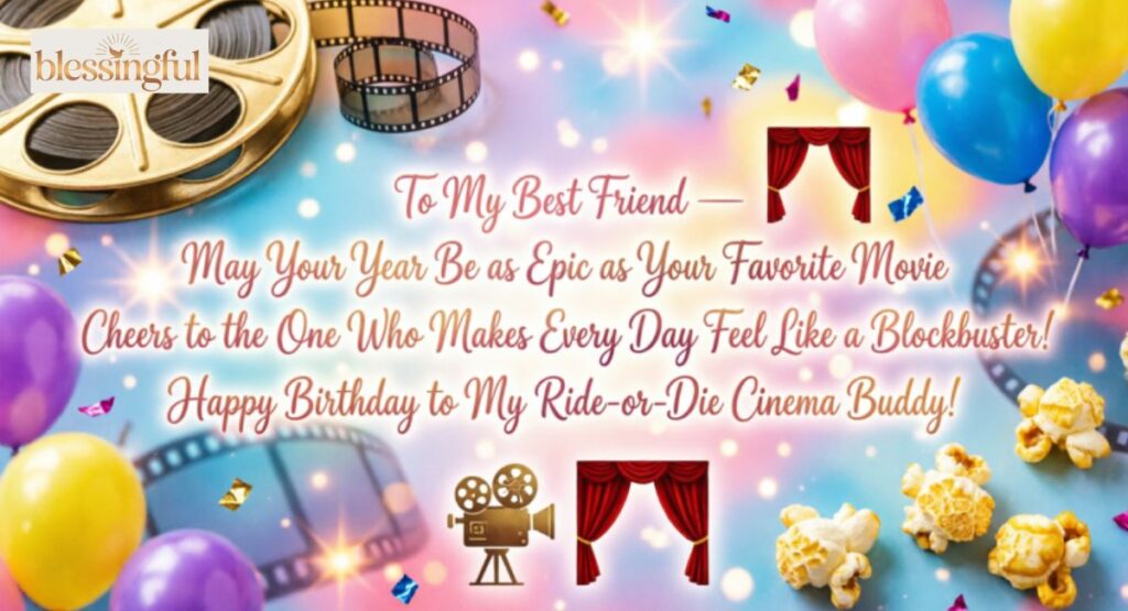 Birthday Quotes for Friends and Besties (Movie Lover Birthday Wishes)