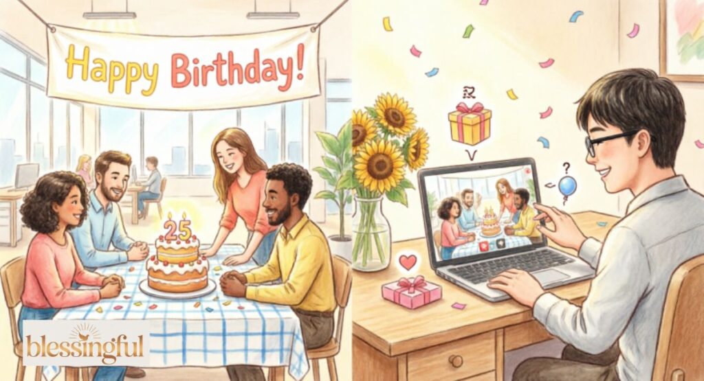 Birthday Wishes for New or Remote Coworkers