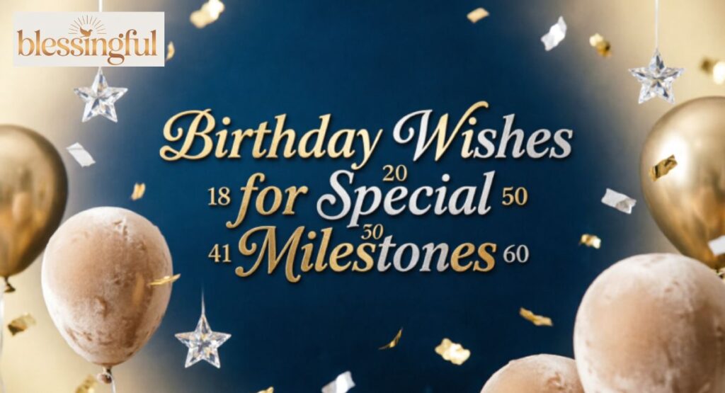 Birthday Wishes for Special Milestones