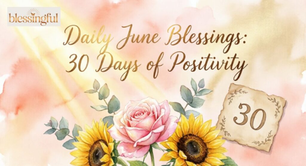 Daily June Blessings :30 Days of Positivity