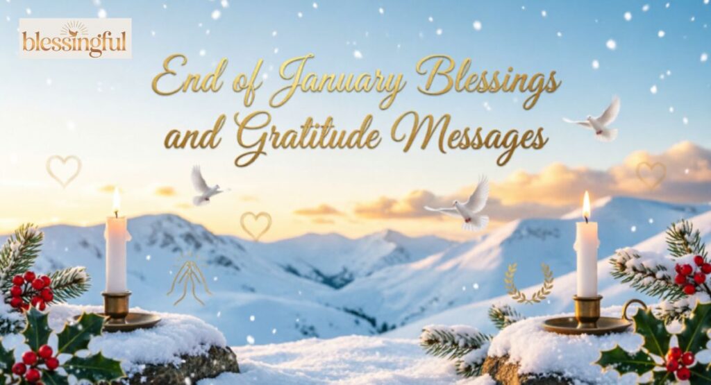 End of January Blessings and Gratitude Messages