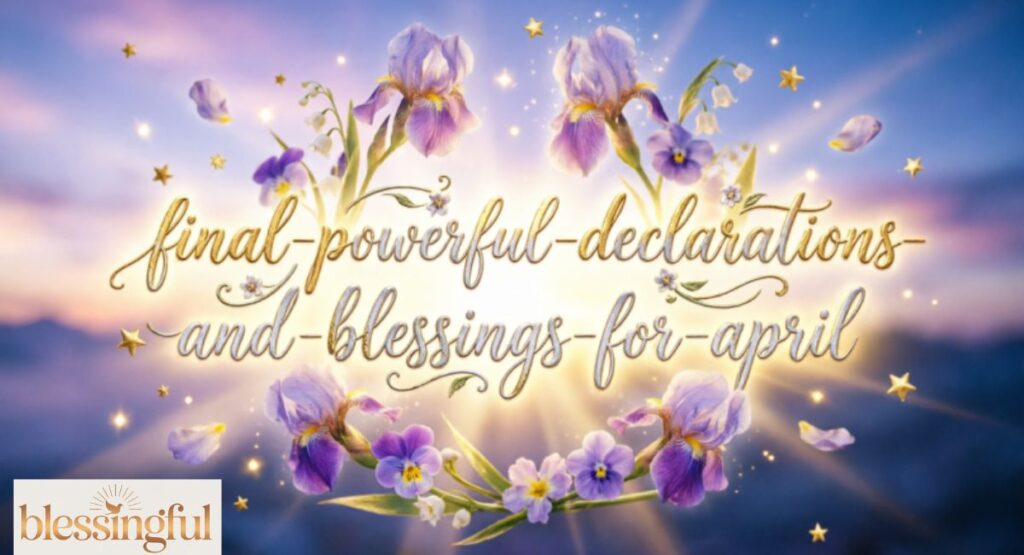 Final Powerful Declarations and Blessings for April