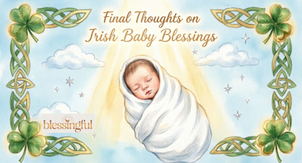 Final Thoughts on Irish Baby Blessings