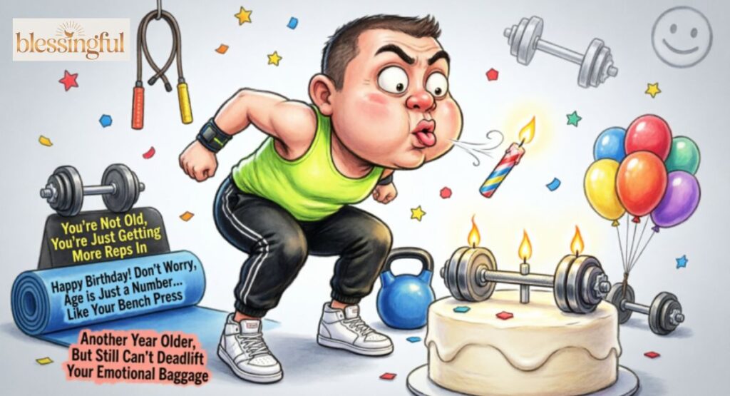 Funny Gym Birthday Jokes and Messages