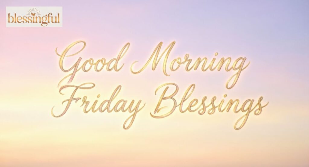 Good Morning Friday Blessings