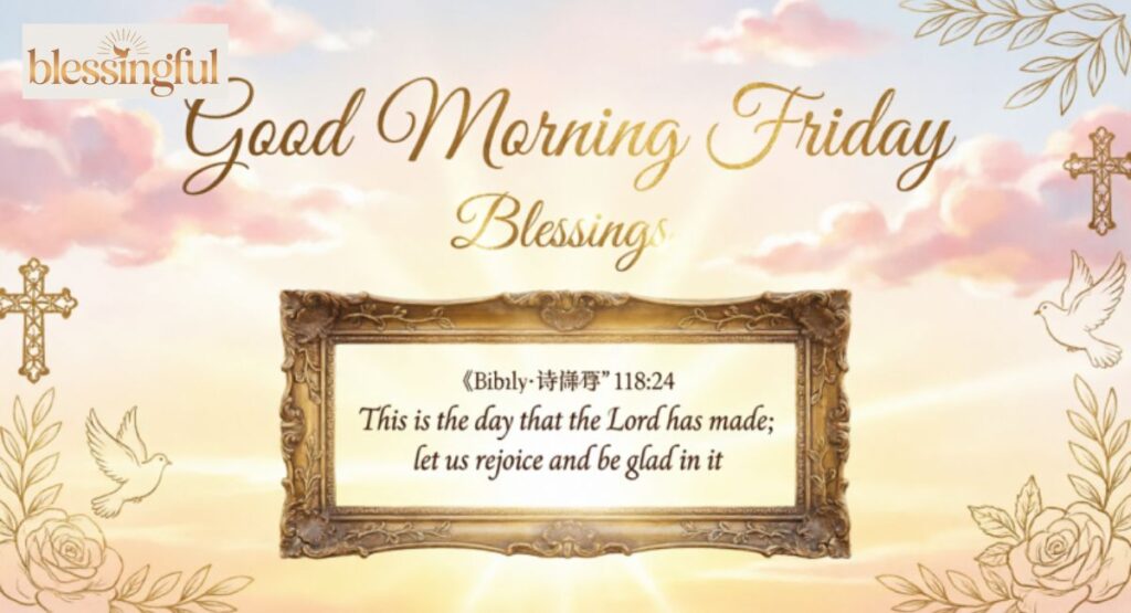 Good Morning Friday Blessings Bible Verses