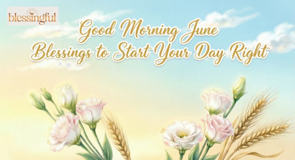 Good Morning June Blessings to Start Your Day Right