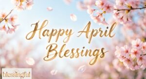 Happy April Blessings – Embrace Joy, Growth, and Positivity This Month