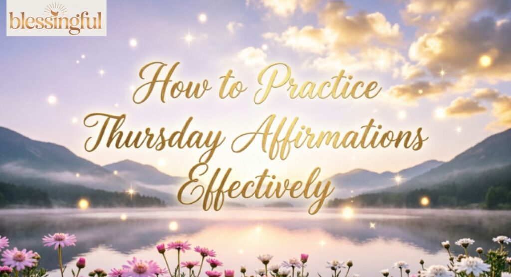 How to Practice Thursday Affirmations Effectively