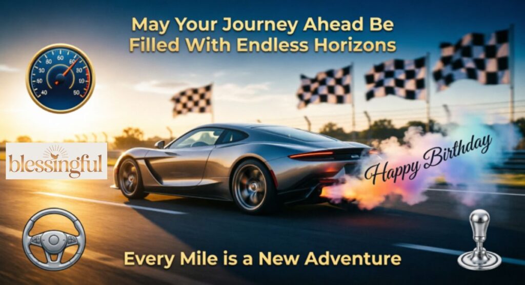 Inspirational Birthday Messages for Car Enthusiasts