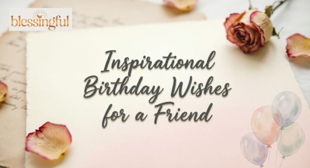 Inspirational Birthday Wishes for a Friend