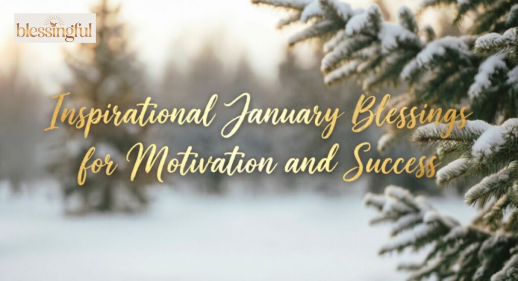 Inspirational January Blessings for Motivation and Success