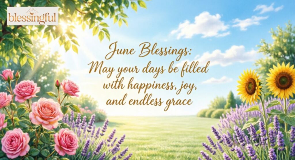 Inspirational June Blessings for Happiness and Joy