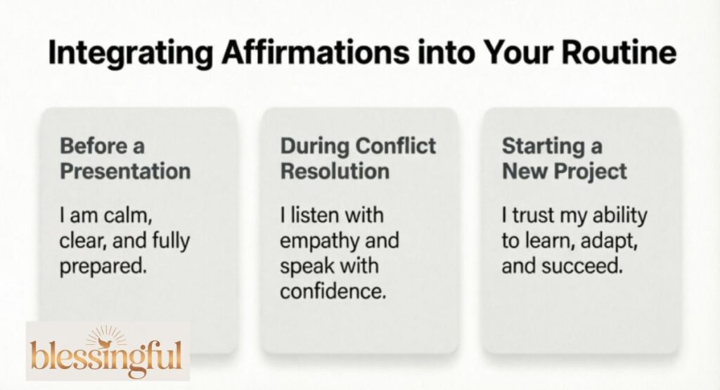 Integrating Affirmations into Your Routine