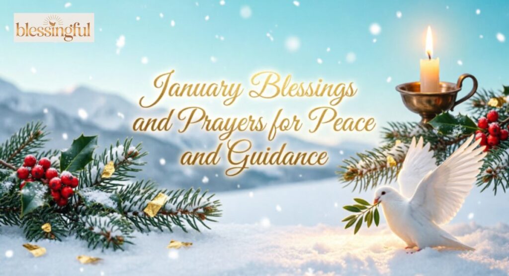 January Blessings and Prayers for Peace and Guidance
