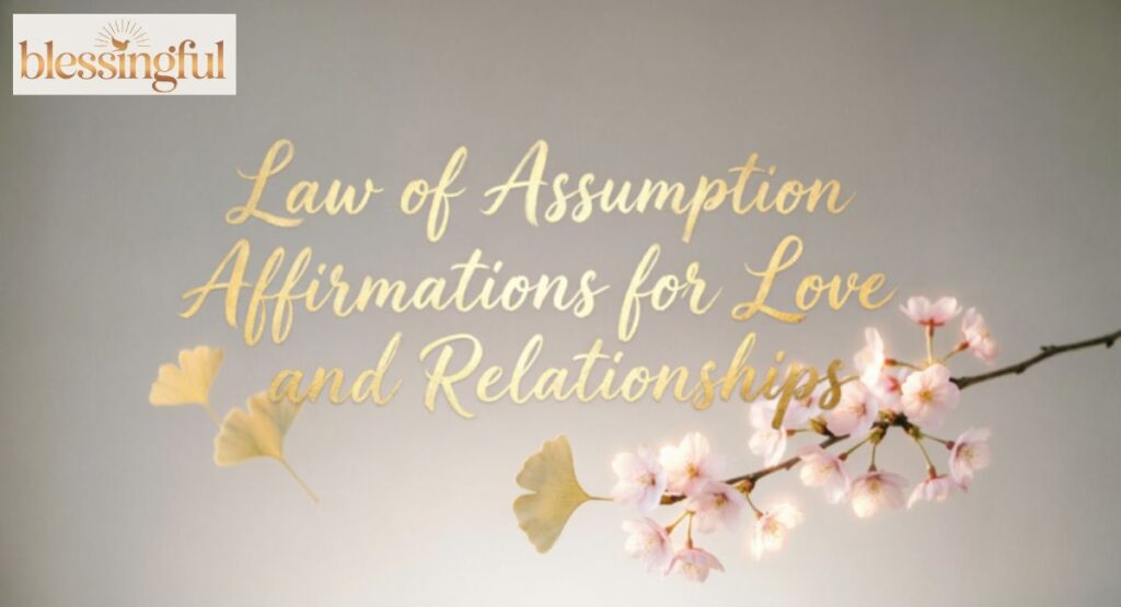 Law of Assumption Affirmations for Love and Relationships