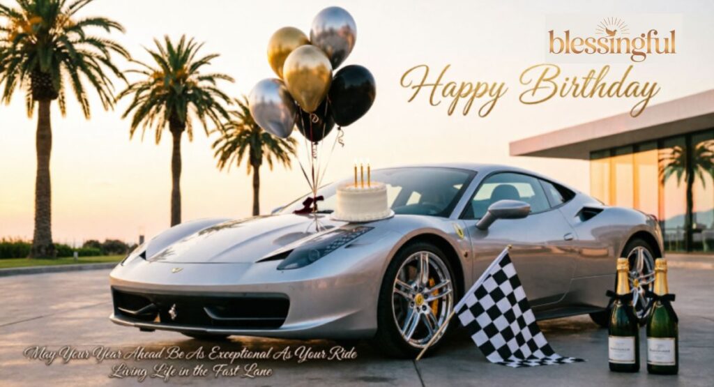 Luxury Car Lover Birthday Wishes