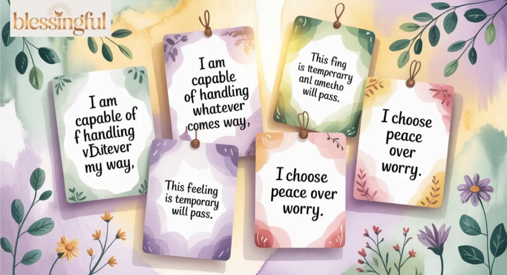 Mental Health Affirmations for Anxiety, Stress, and Overwhelm