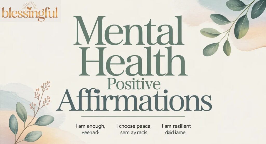Mental Health Positive Affirmations