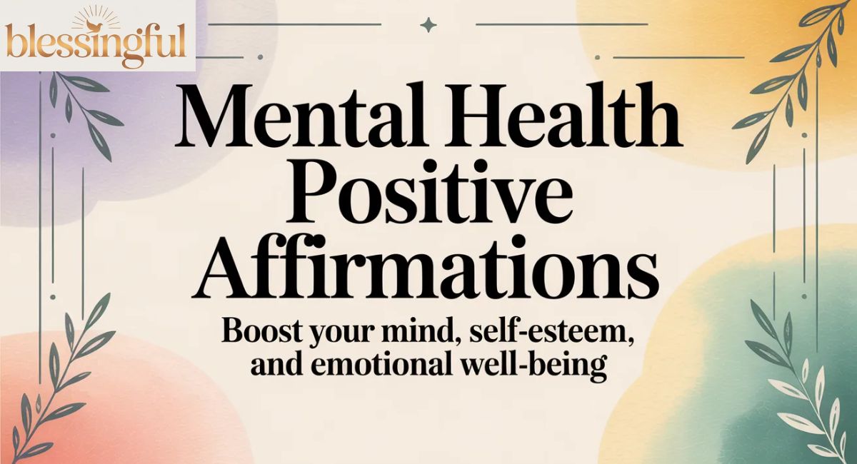 Mental Health Positive Affirmations: Boost Your Mind, Self-Esteem, and Emotional Well-Being