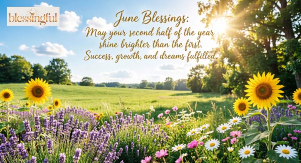 Motivational June Blessings for Mid-Year Success