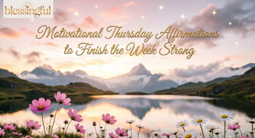 Motivational Thursday Affirmations to Finish the Week Strong