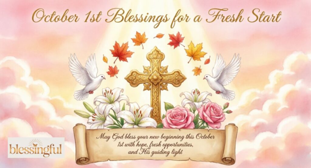 October 1st Blessings for a Fresh Start