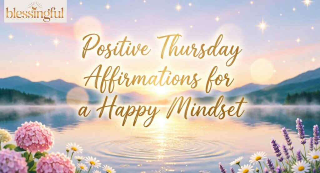 Positive Thursday Affirmations for a Happy Mindset