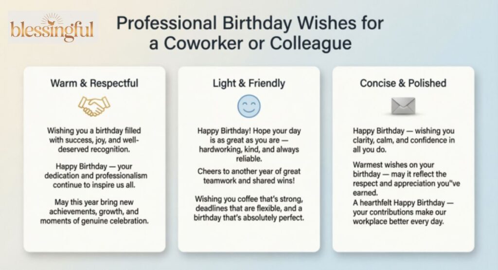  Professional Birthday Wishes for a Coworker or Colleague