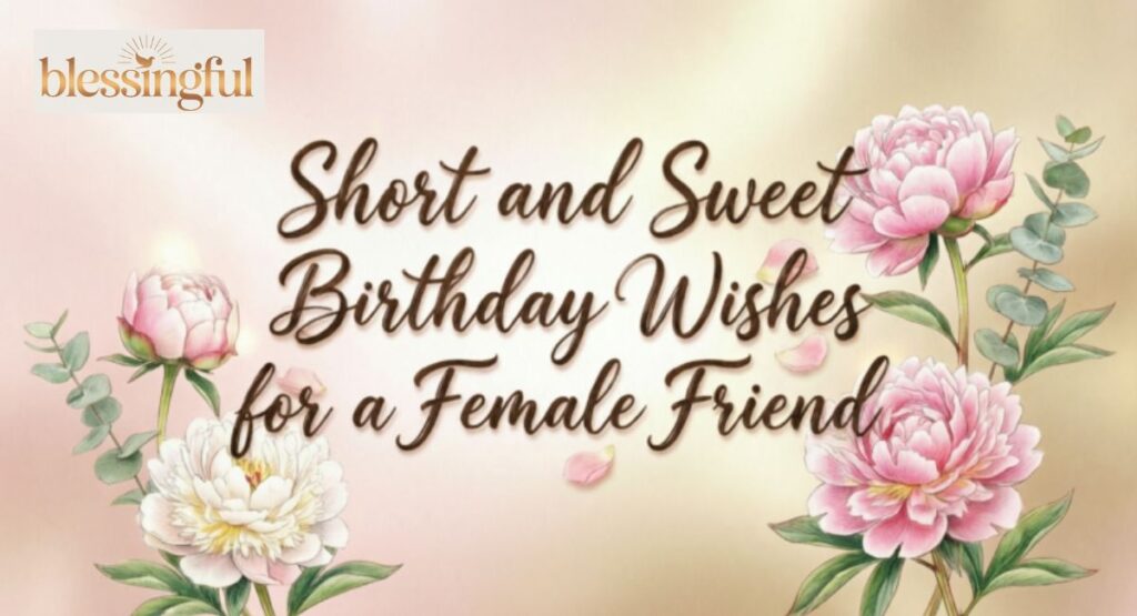 Short and Sweet Birthday Wishes for a Female Friend