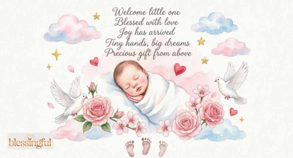 Short and Sweet New Baby Blessing Messages