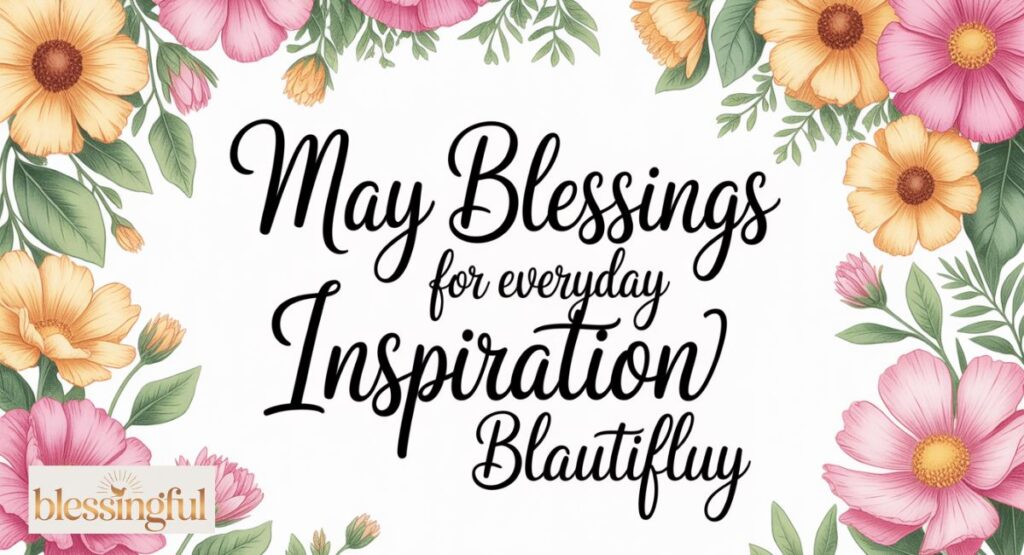 Short May Blessings for Everyday Inspiration