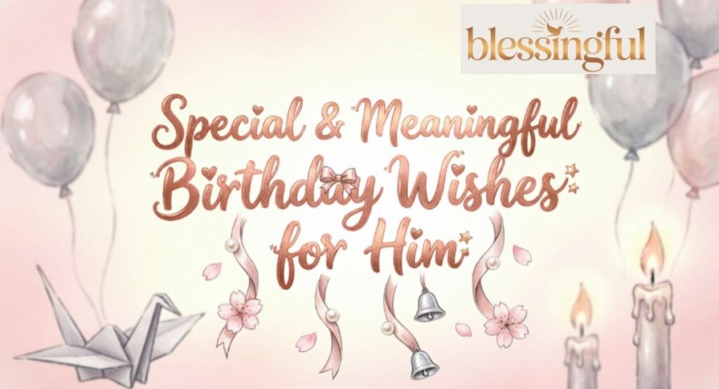 Special & Meaningful Birthday Wishes for Him