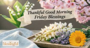 Thankful Good Morning Friday Blessings: Share Gratitude, Faith, and Joy on a Blessed Friday Morning