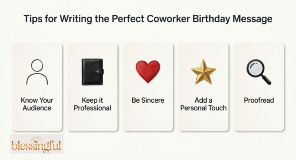 Tips for Writing the Perfect Coworker Birthday Message