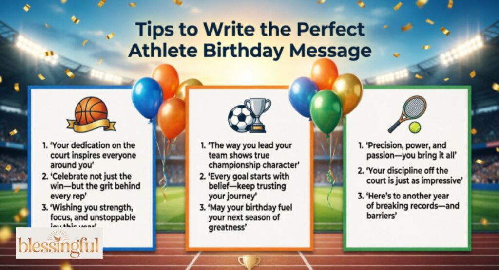 Tips to Write the Perfect Athlete Birthday Message