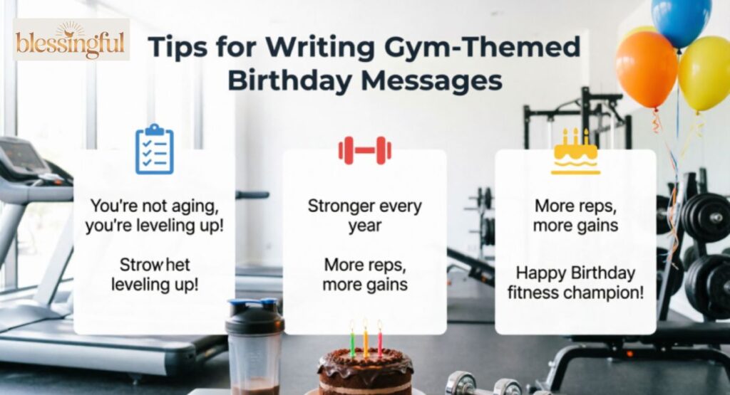 Tips to Write the Perfect Gym-Themed Birthday Message