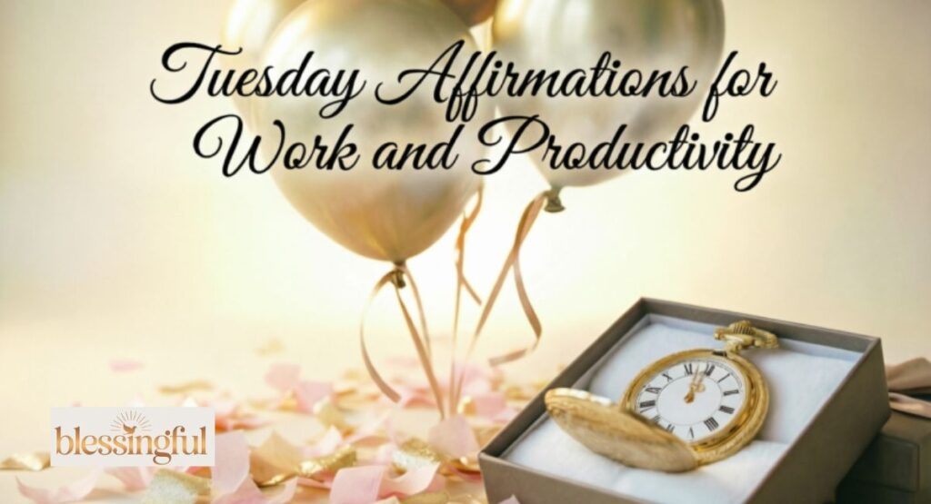 Tuesday Affirmations for Work and Productivity
