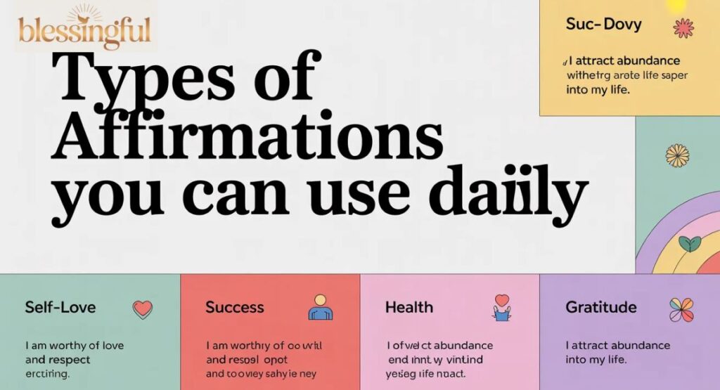 Types of Affirmations You Can Use Daily