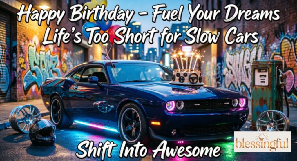 Unique Car-Themed Birthday Quotes & Messages